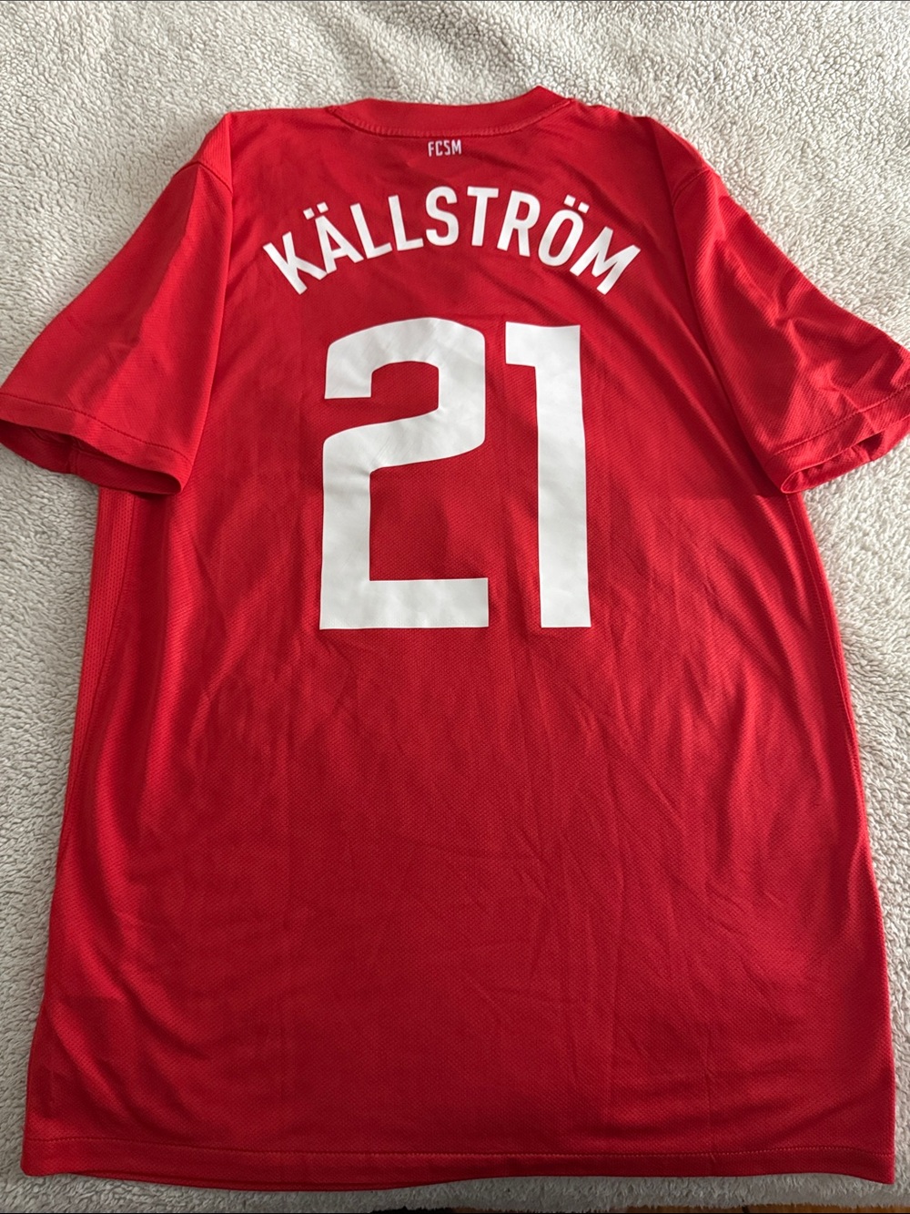 VINTAGE Spartak Moscow #21 Kim Kallstrom 2012-13 Nike Home Jersey